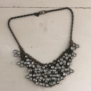 Diamond statement necklace